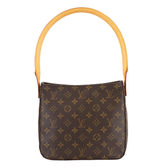 LOUIS VUITTON Authentic Brown Monogram Looping MM Shoulder Bag - Picture 2 of 8